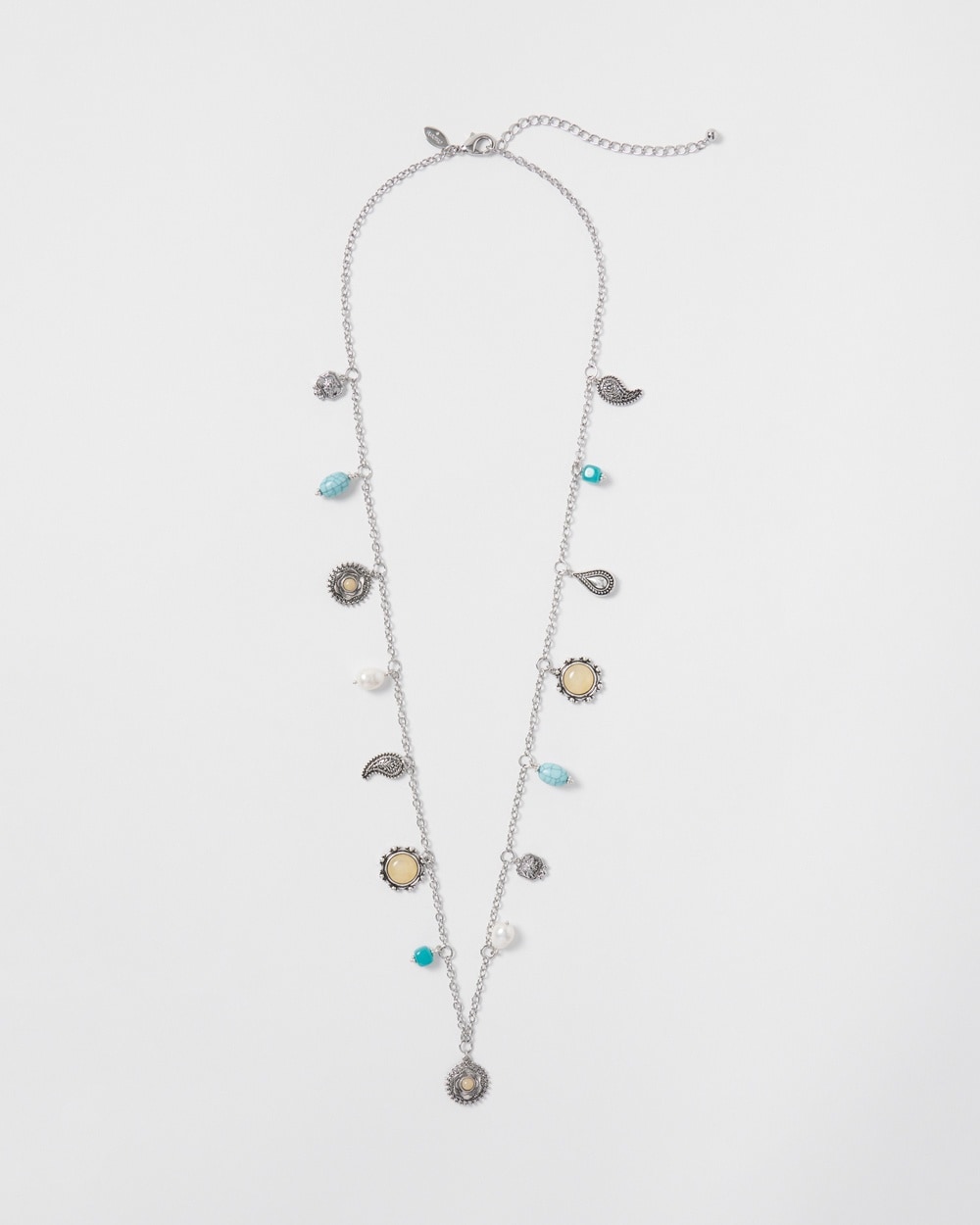 Paisley Charm Singlestrand Necklace