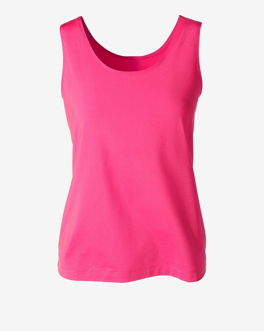 Microfeel Timeless Scoop-Neck Tank Vibrant Pink