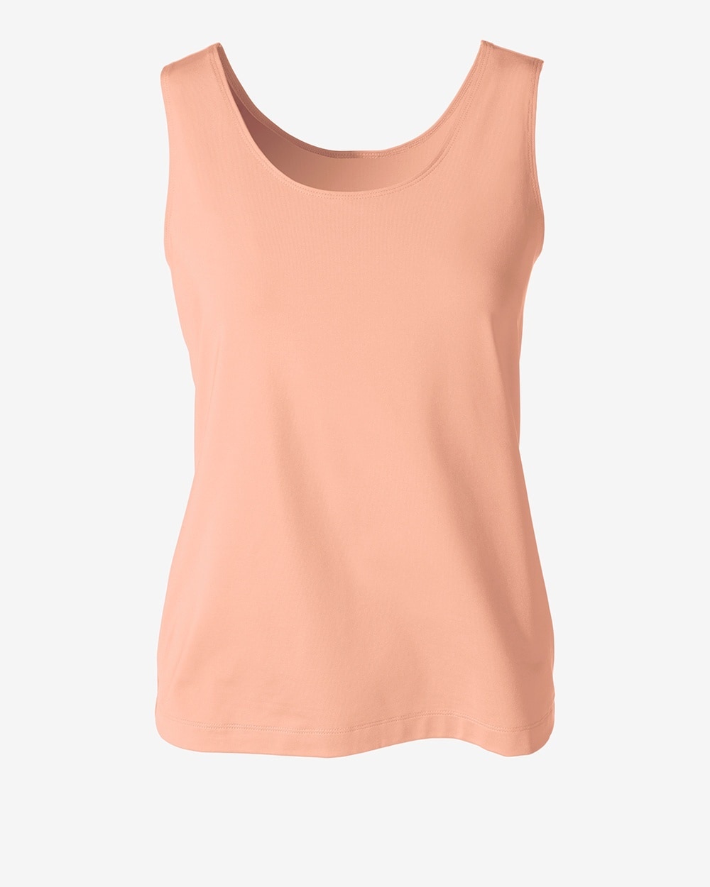 Microfeel Timeless Scoop-Neck Tank Gingered Peach