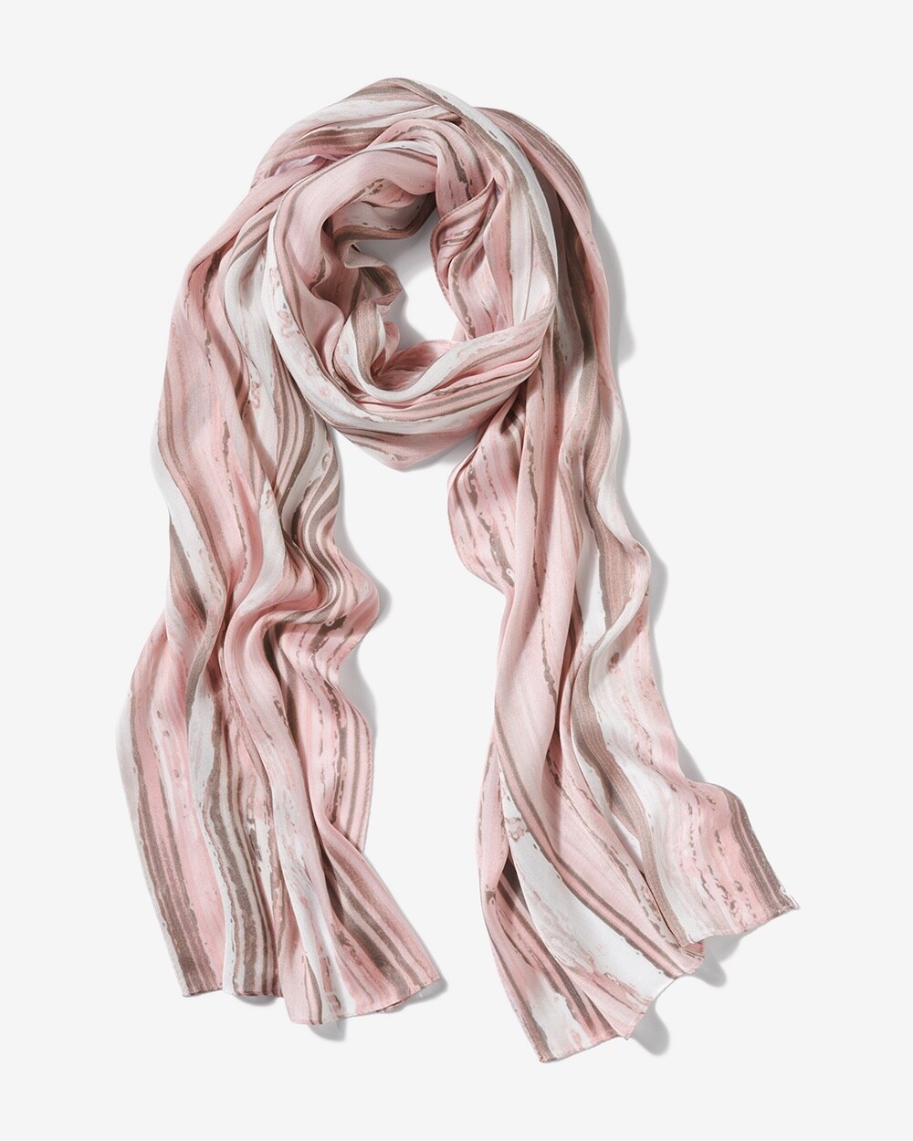 Blurred Geo Lines Oblong Scarf