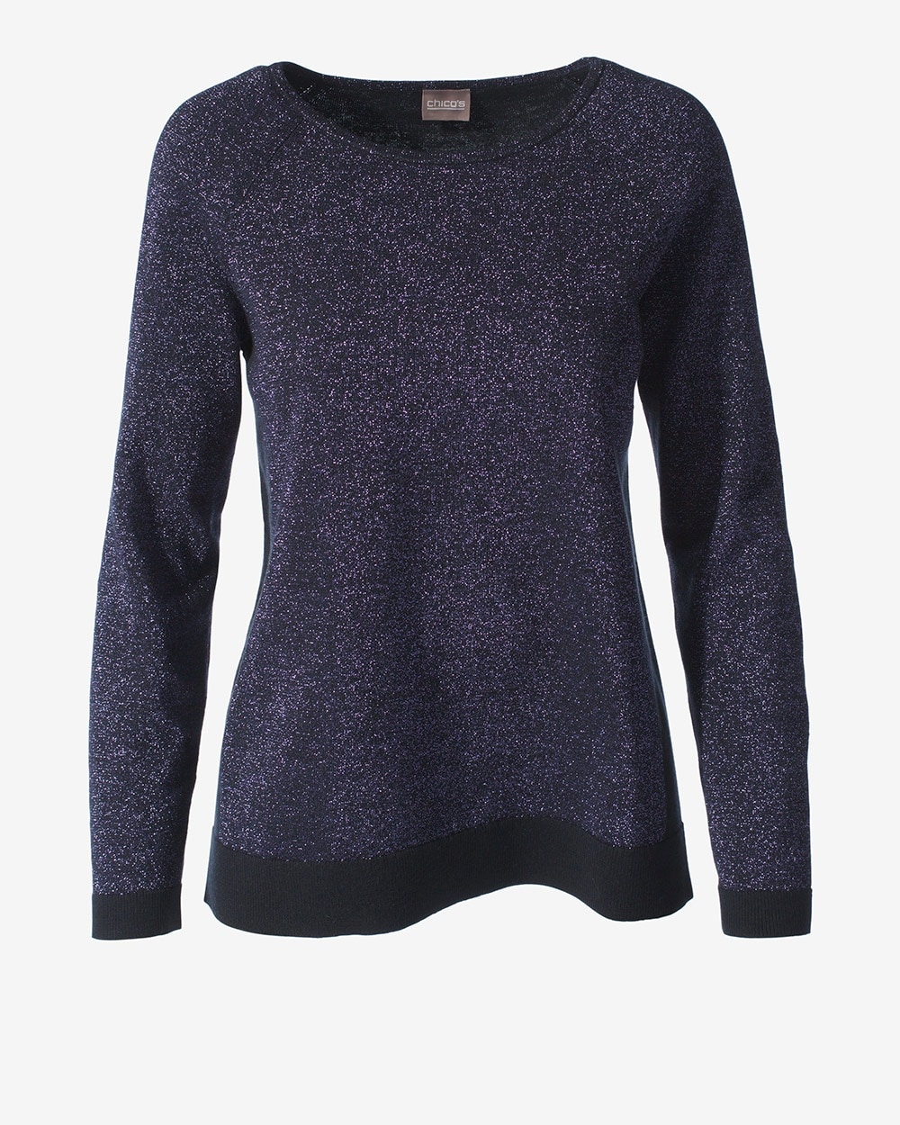 Weekends Colorblock Shine Sweater