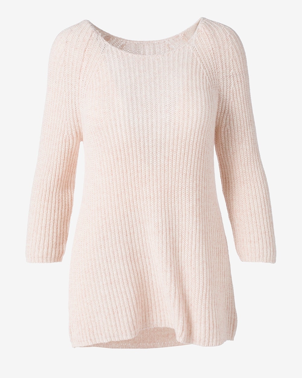 Hanna Heather 3/4-Sleeve Sweater
