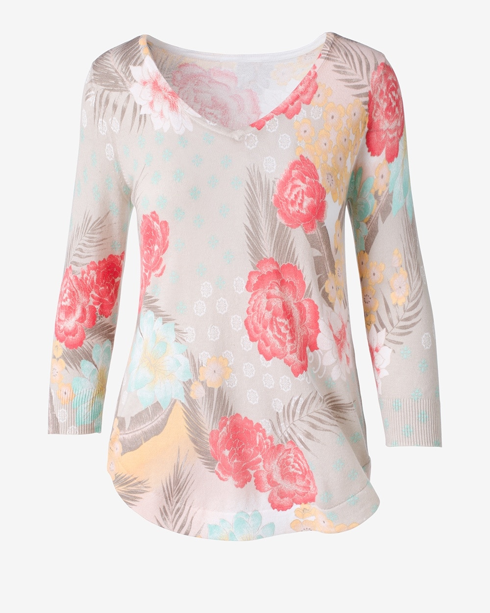 Calming Floral Sweater