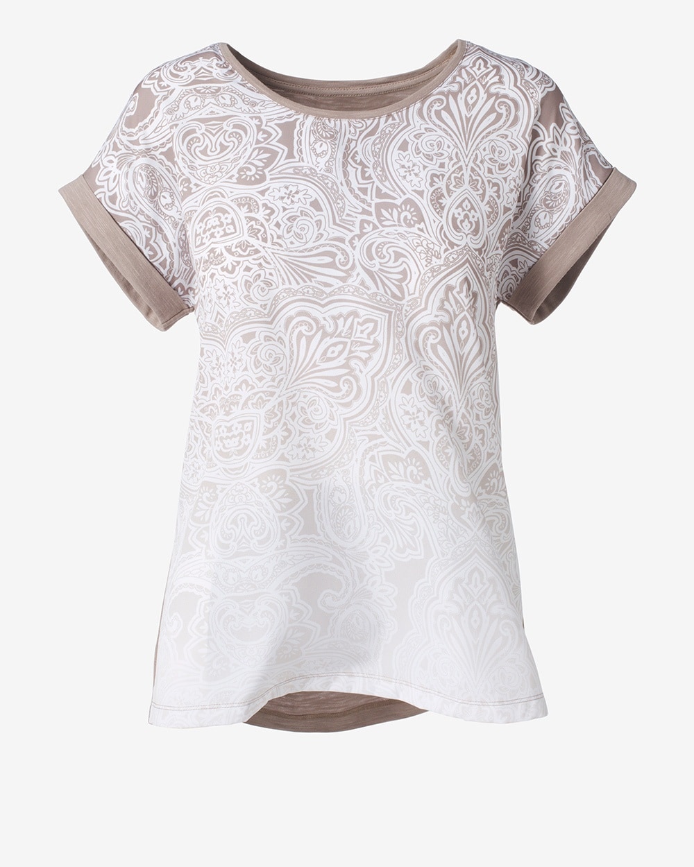 Tone Washed Paisley Top
