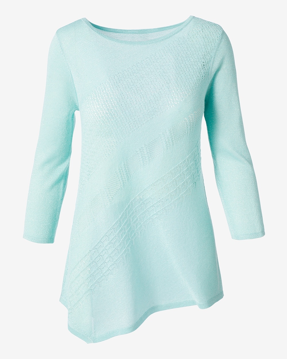 Easywear Asymmetrical Shine Sweater