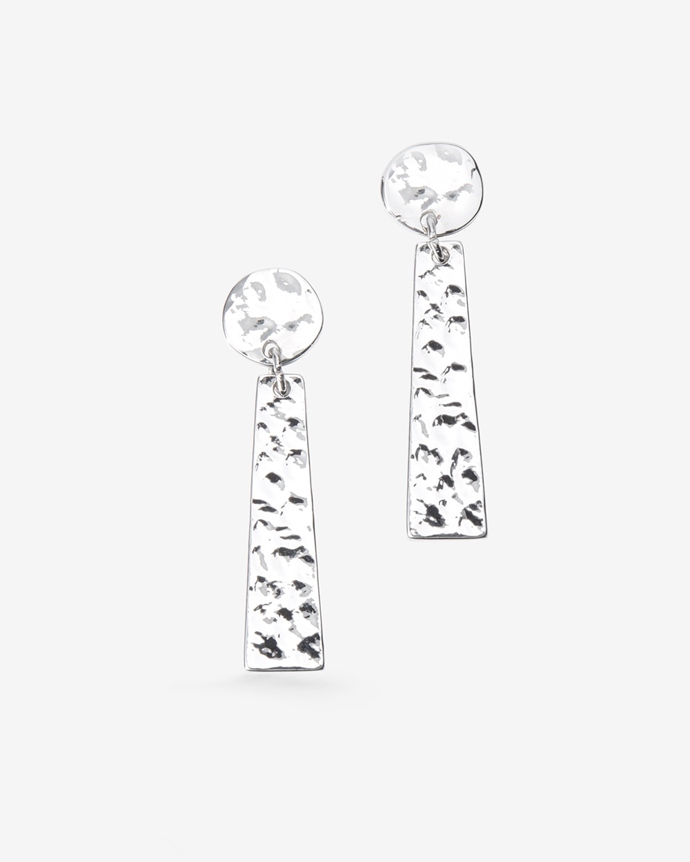 Charm Chic Hammered Earrings