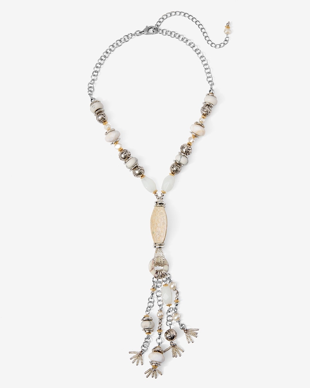 Nacre Shell Bead Necklace