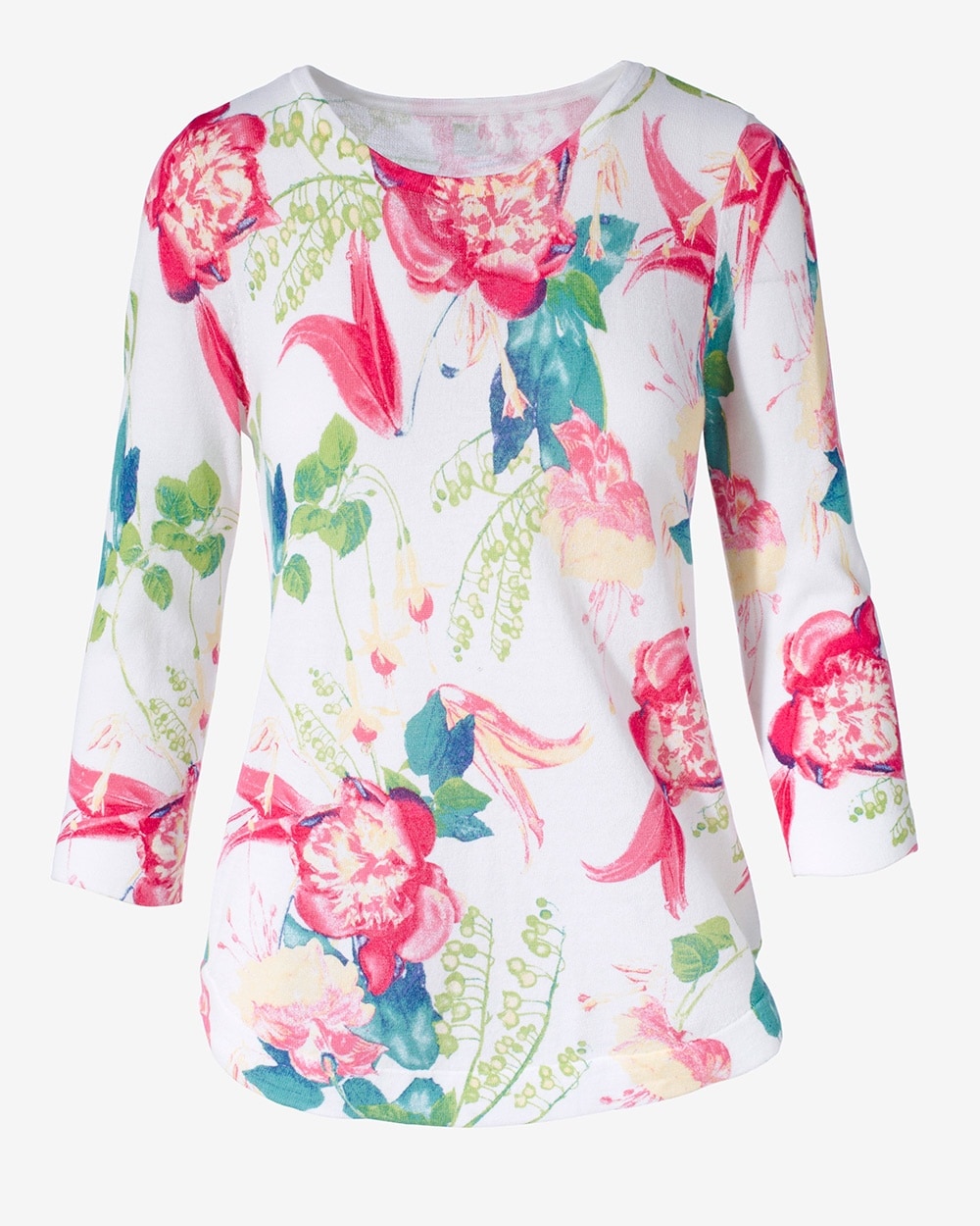 Florid Dream Shirttail Pullover Sweater