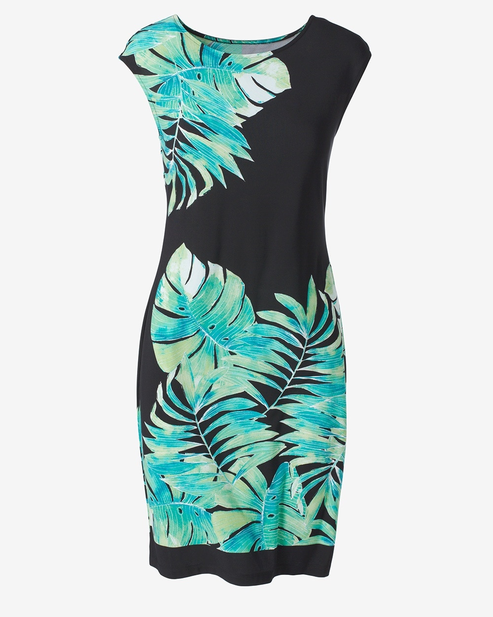Tropical Palm Iona Printed Dress