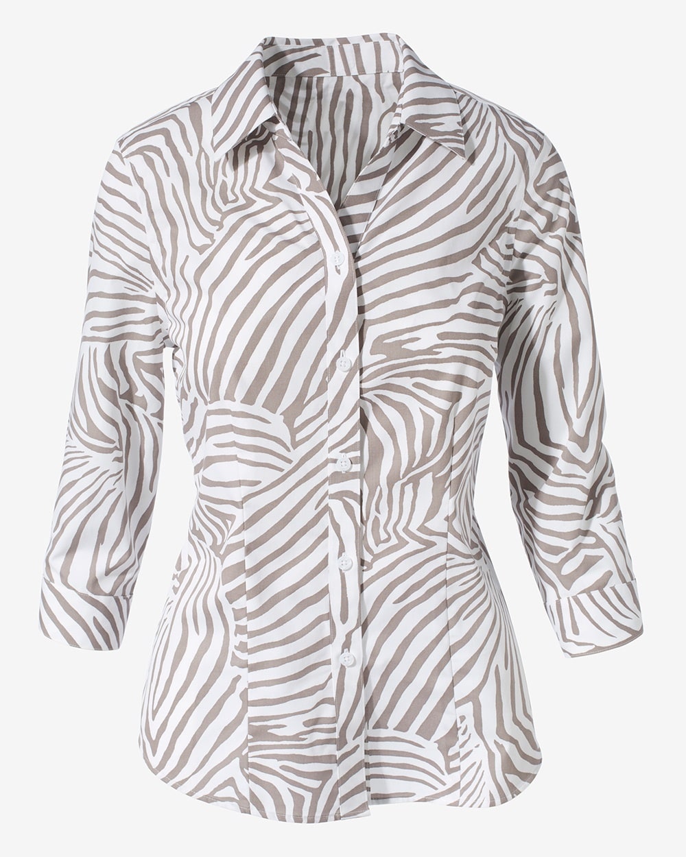 Wrinkle Resistant Contemporary Zebra Lorena Shirt