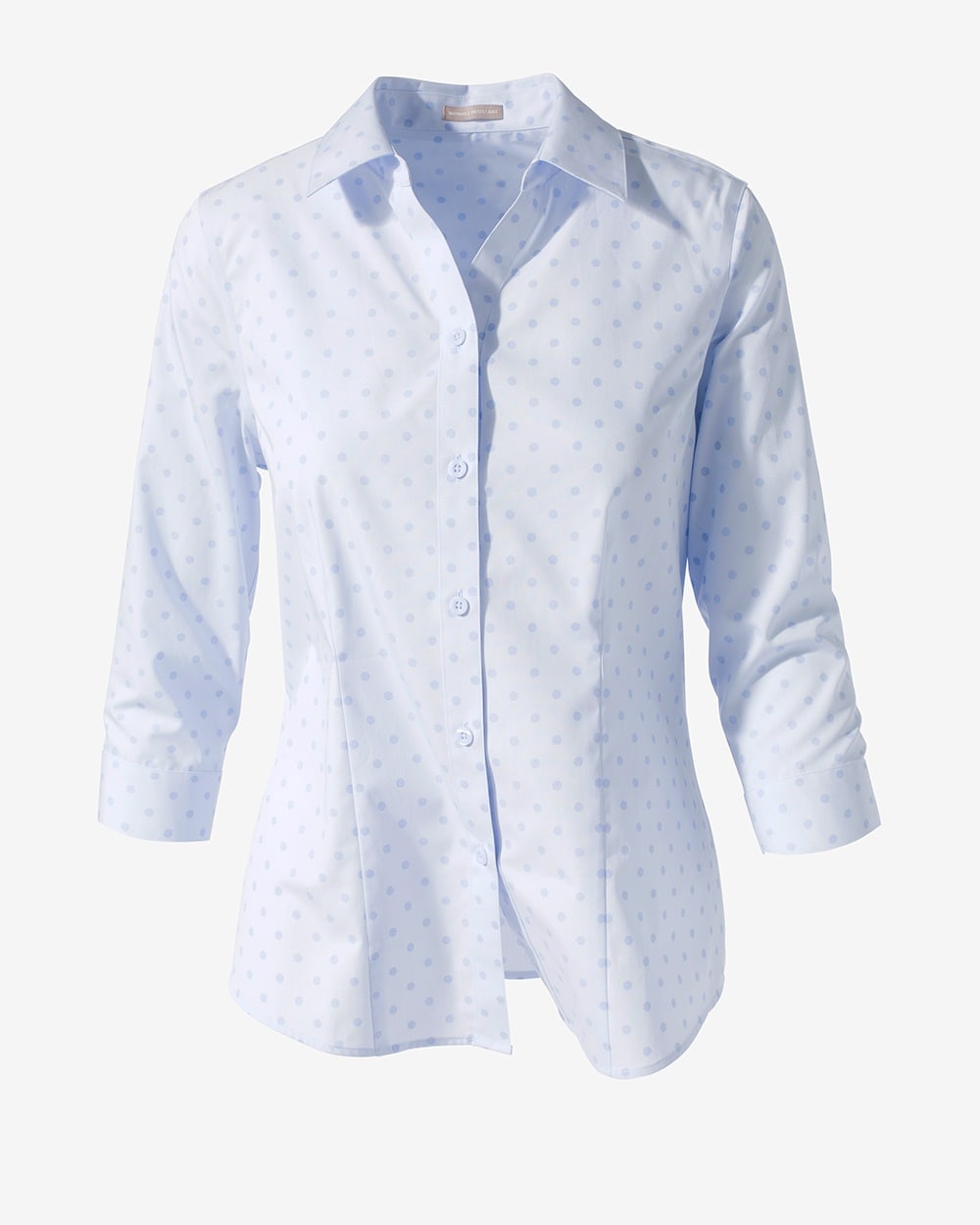 Tonal Dots 3/4-Sleeve Shirt