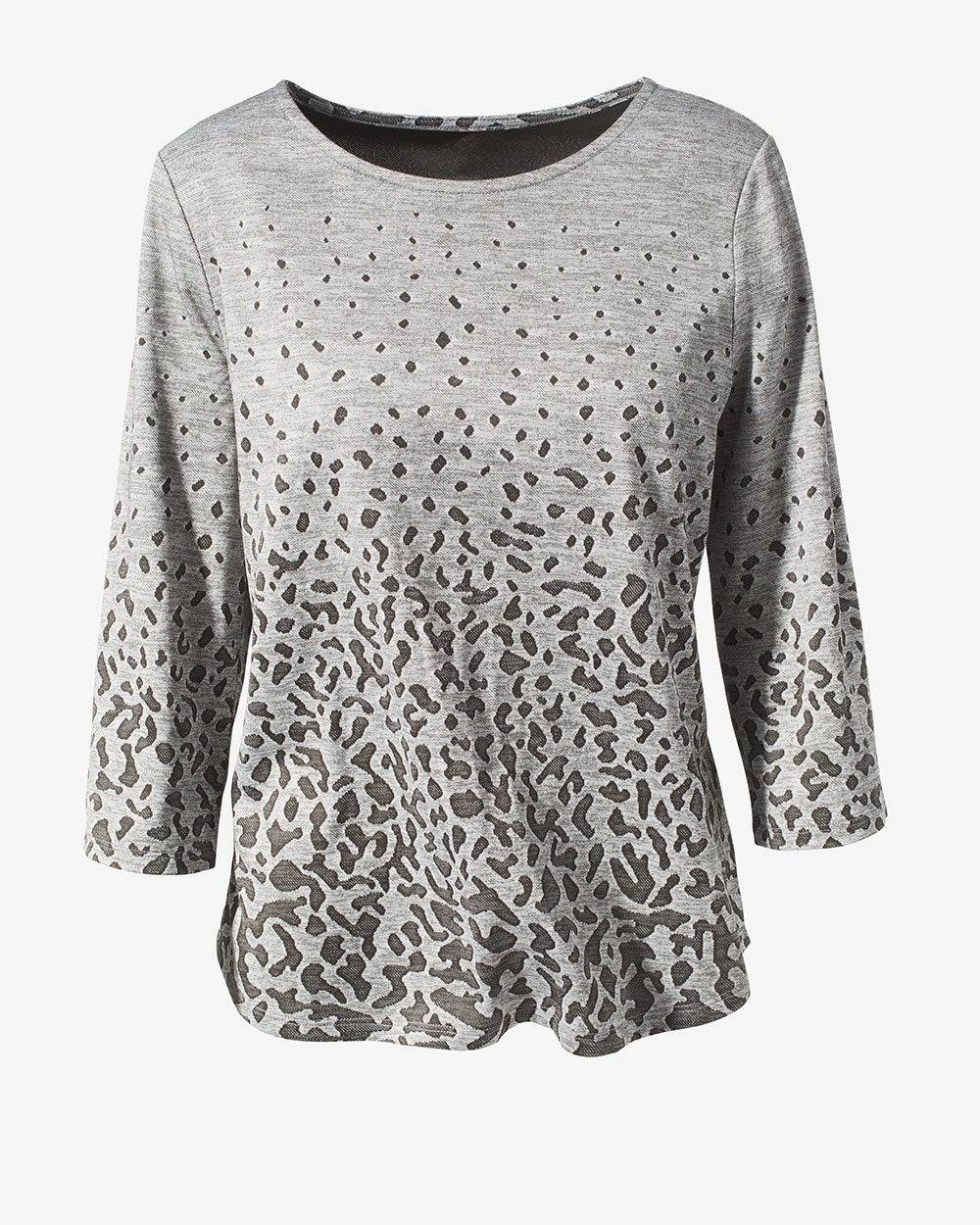 Weekends Leopard Shirttail Tunic
