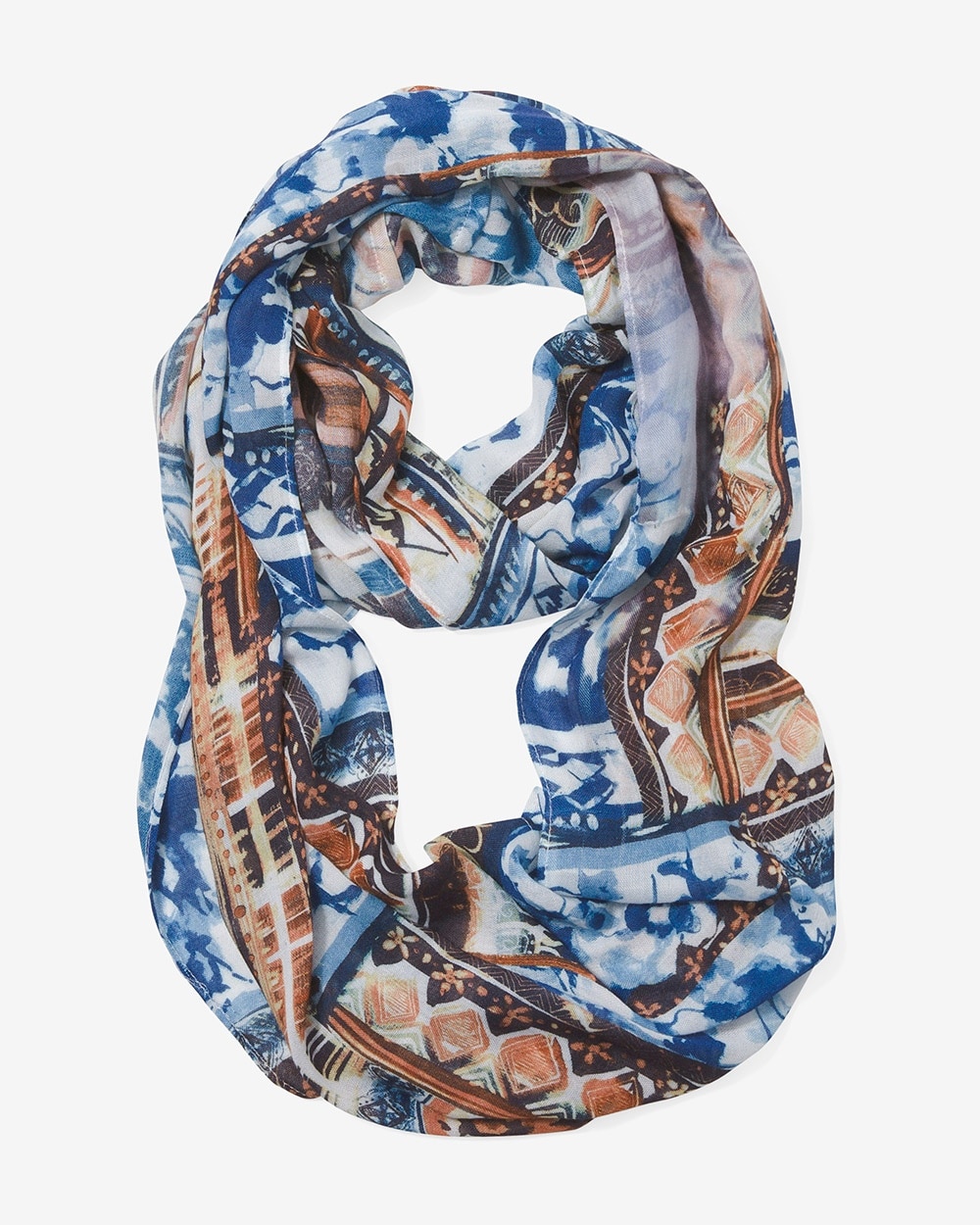 Floral Ornament Infinity Scarf