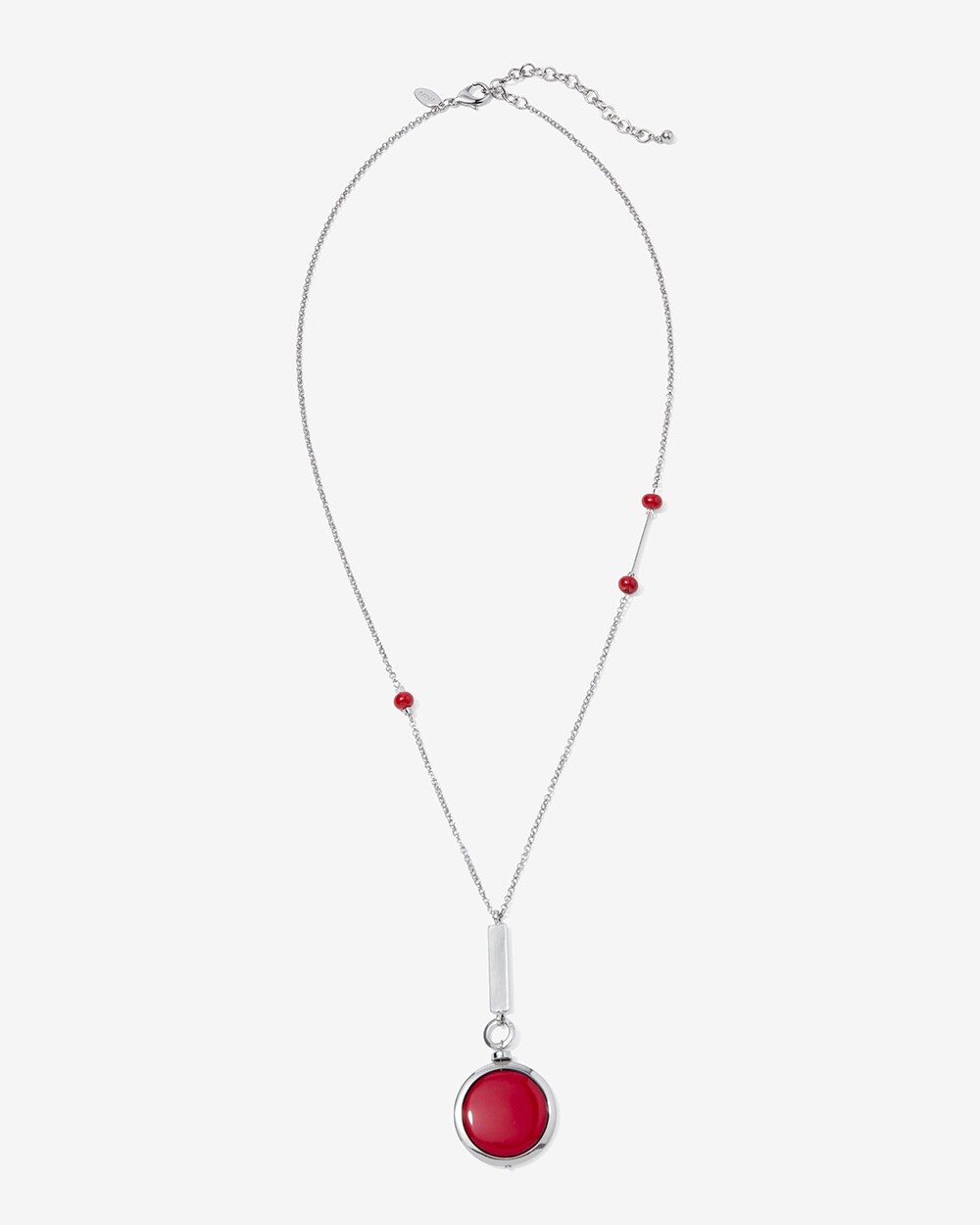Reversible Drop Pendant Necklace