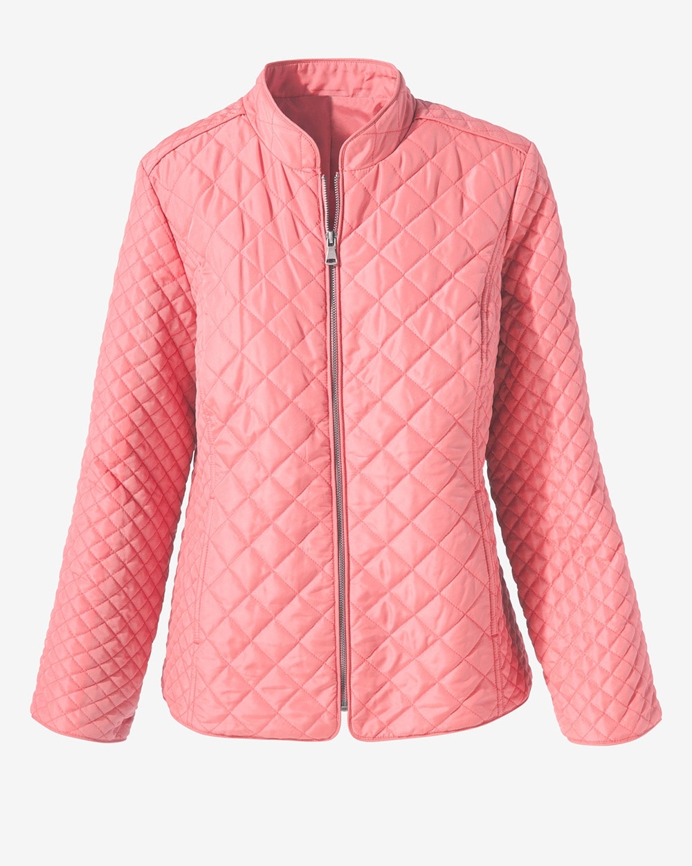 Solid Fashion Quilted Jacket