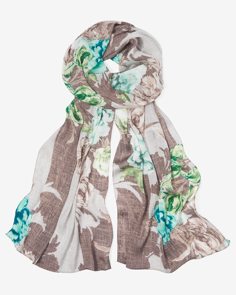 Paper Blooms Oblong Scarf