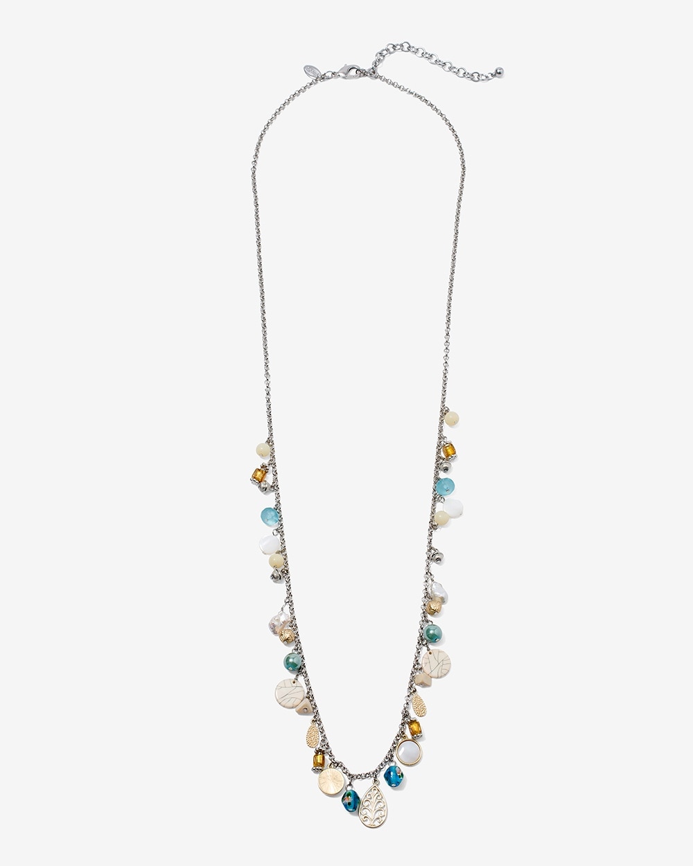 Drops Beaded Bobble Necklace