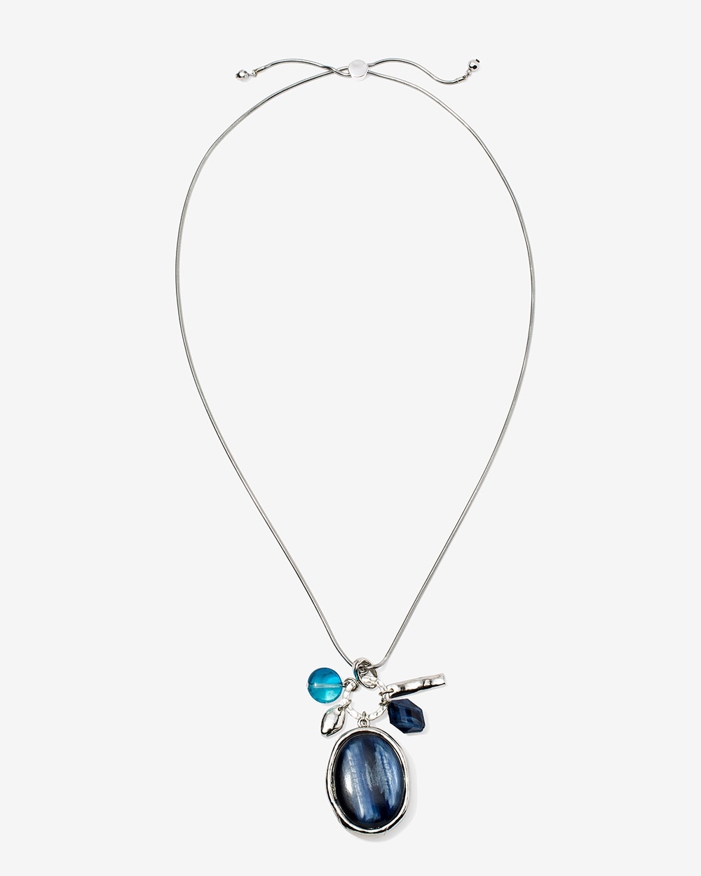 Misty Two-Color Reversible Pendant Necklace