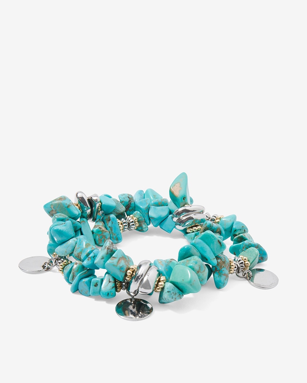 Yuma Faux-Turquoise Statement Bracelet