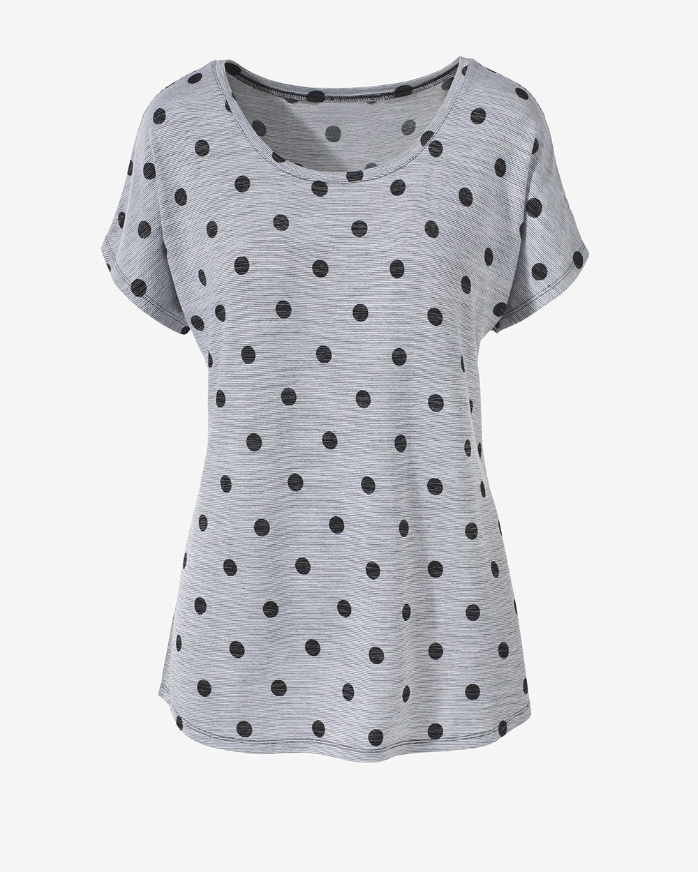 Weekends Stripes And Dots Tee