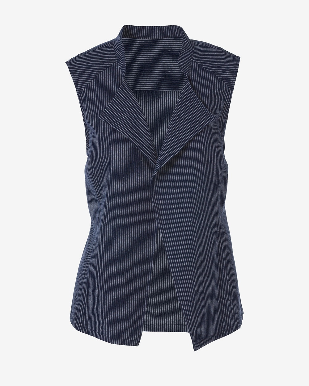 Saba Linen Yarndye Stripe Vest