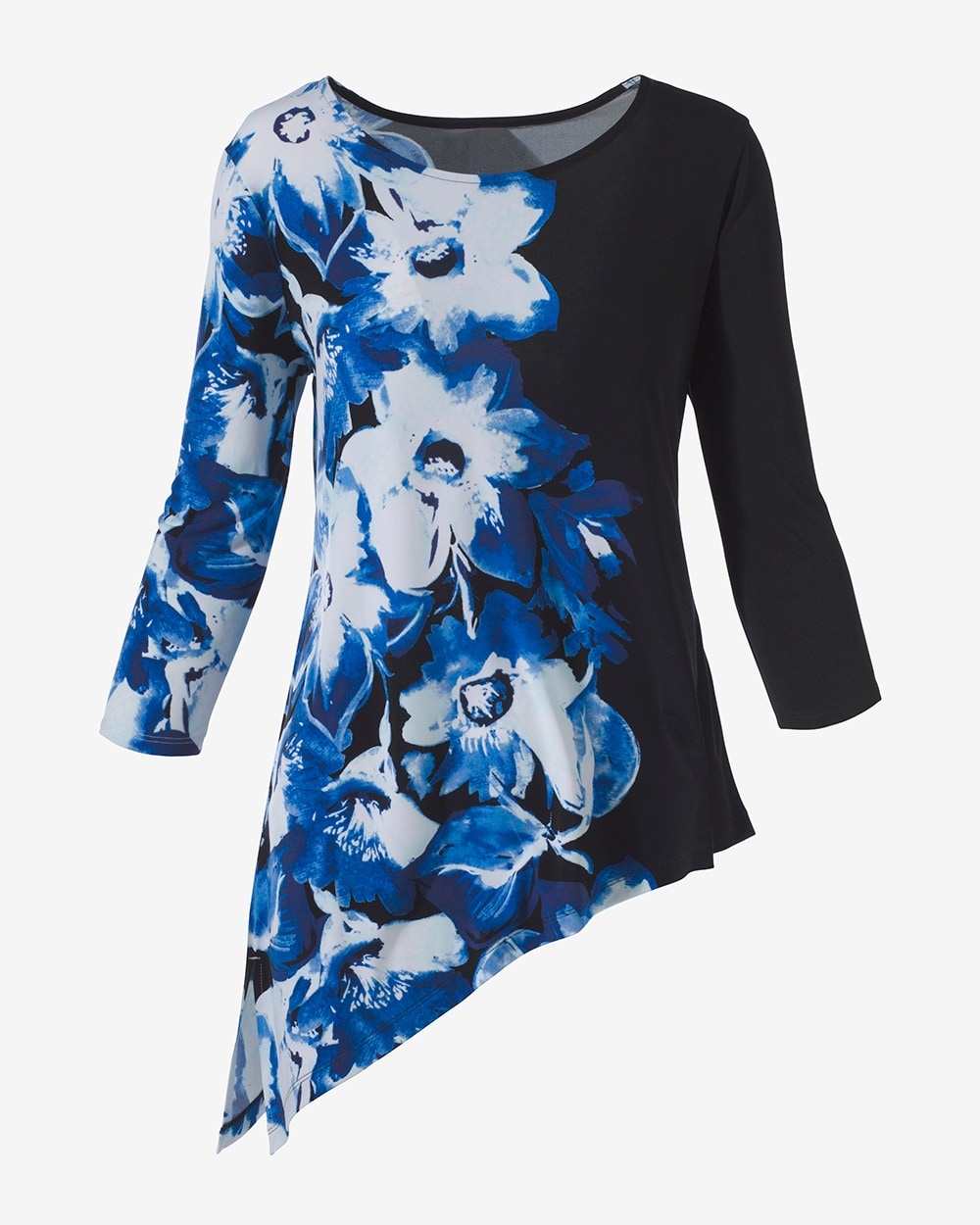 Lovely Blooms Asymmetrical Tunic