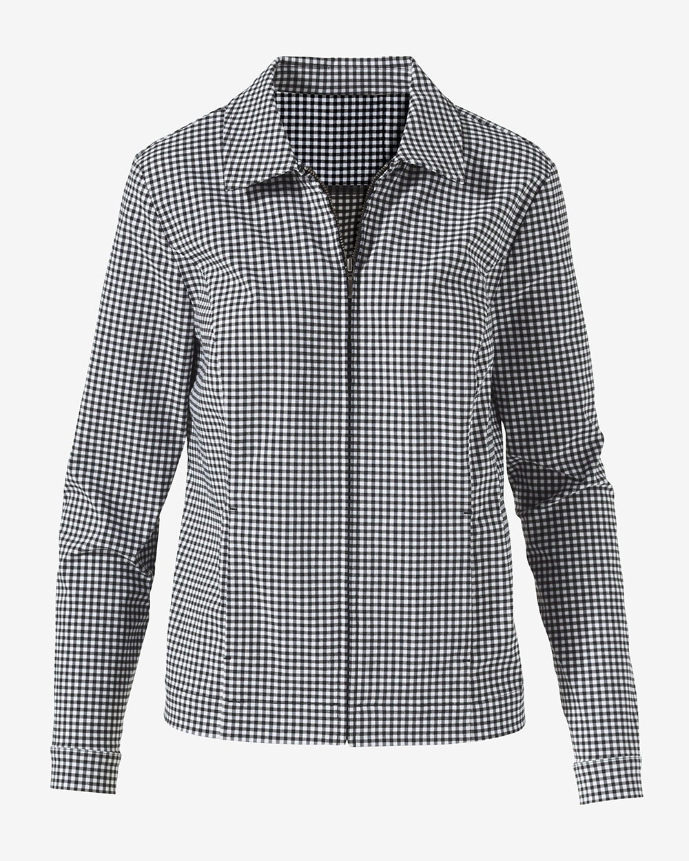 Perfect Stretch Gingham Jacket