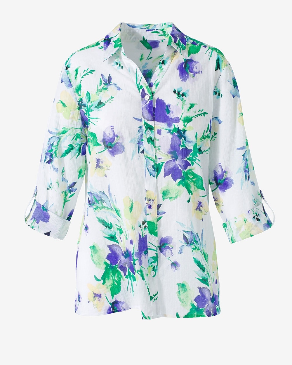 Flourishing Garden Gauze Shirt