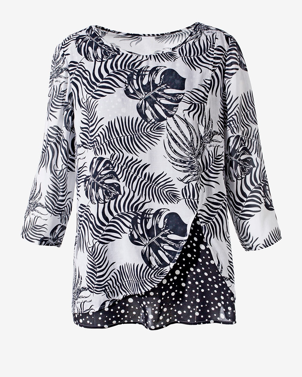 Tropical Beauty Layered Top Tunic