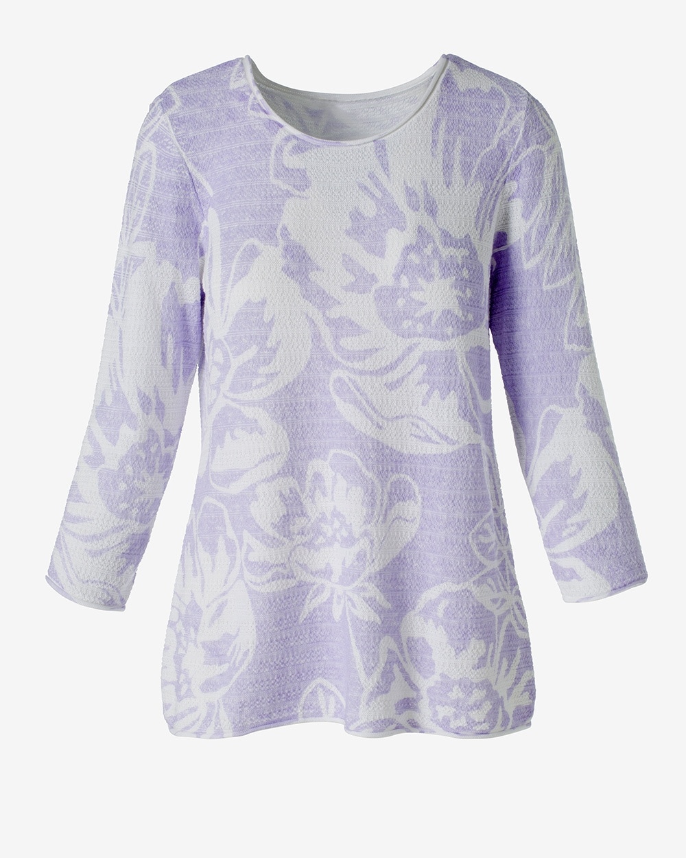 Inside Out Floral Pullover