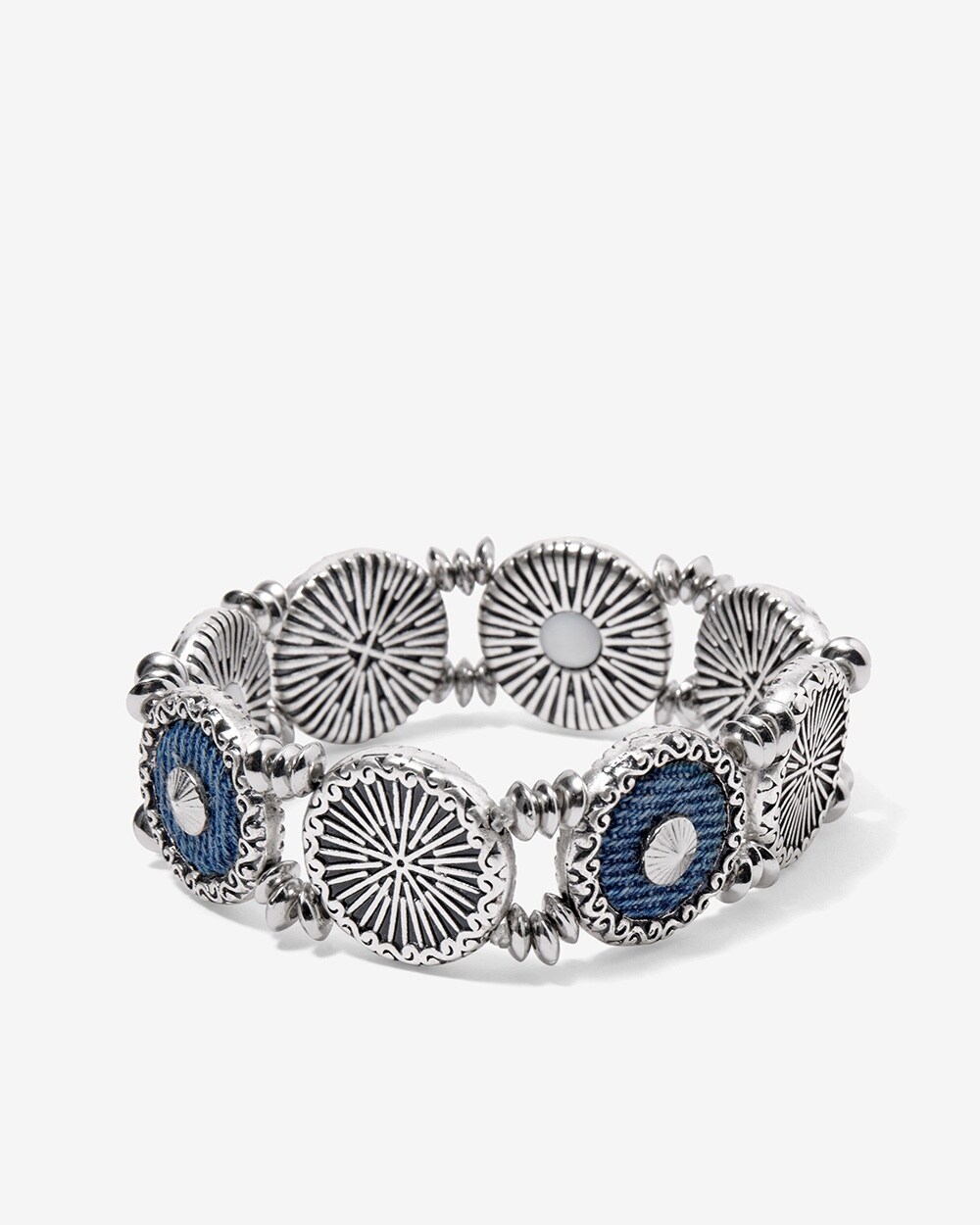 True Blue Denim Reversible Bracelet
