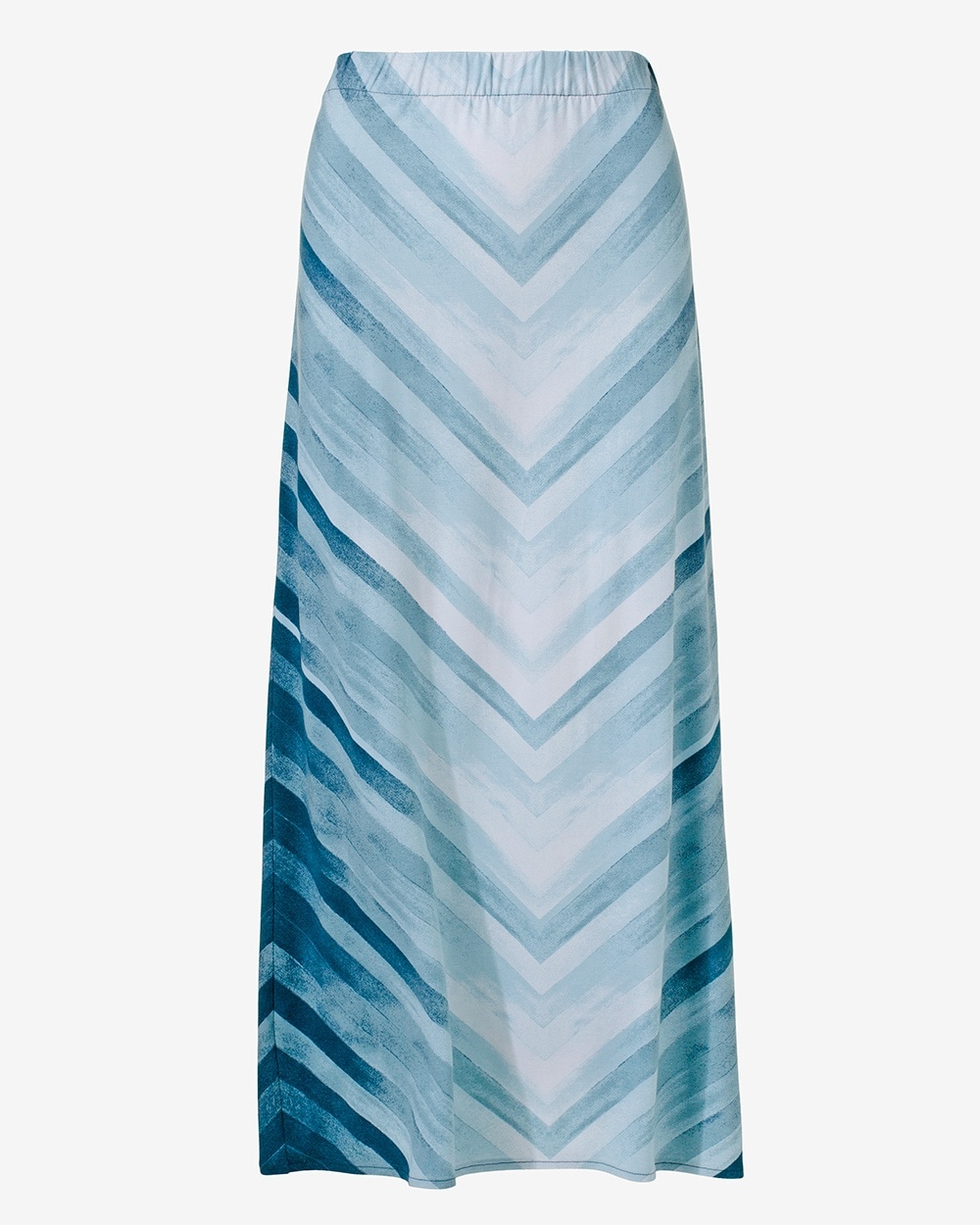 Ombre Stripe Maxi Skirt