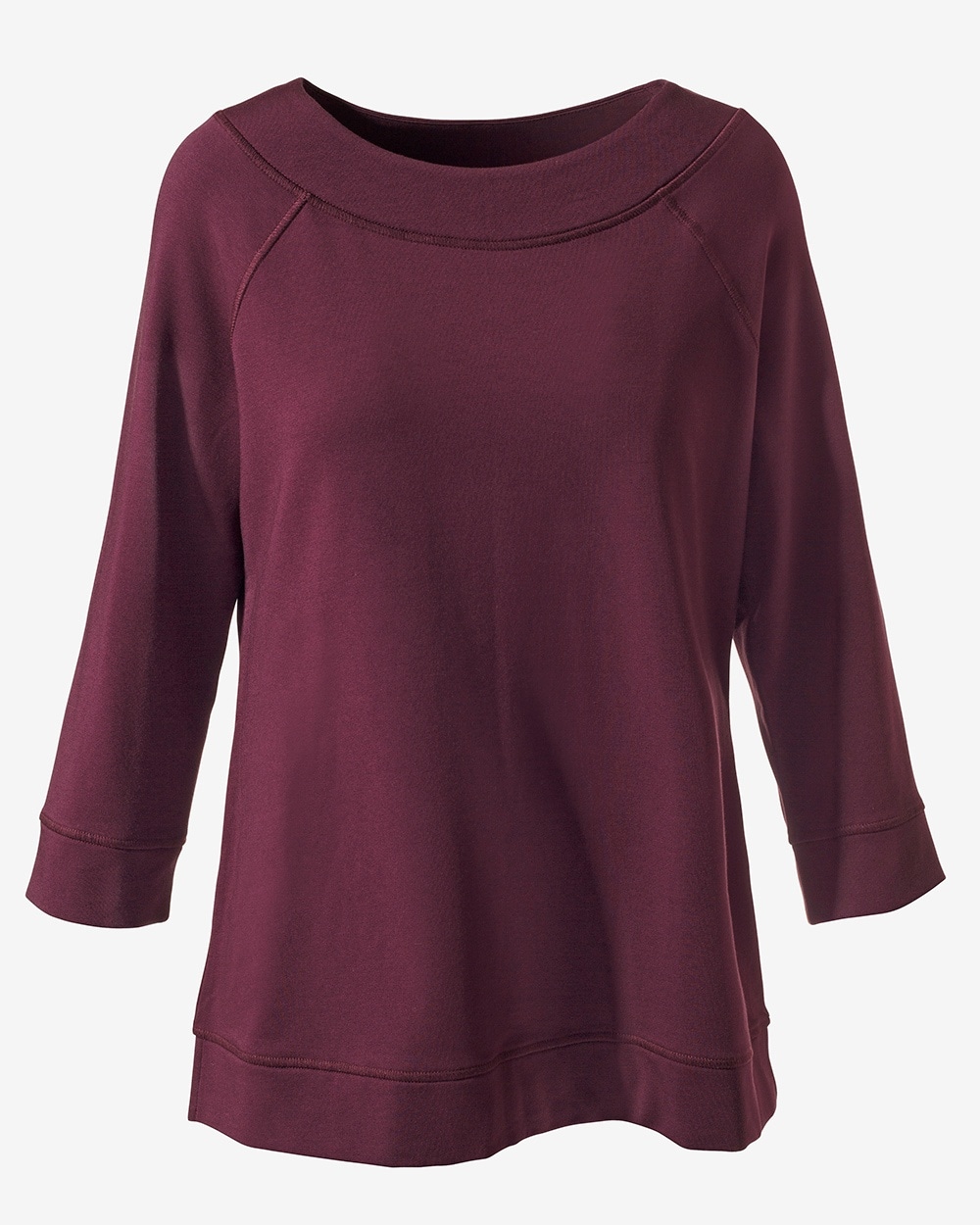 Weekends French Terry 3/4-Sleeve Tunic