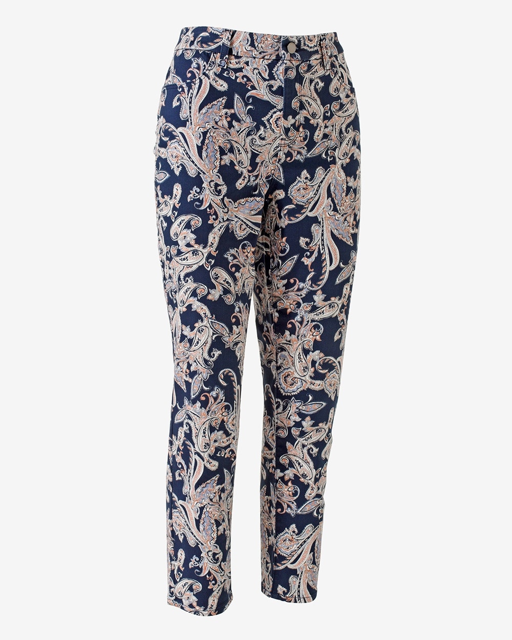 Palm Springs Paisley Girlfriend Ankle Jeans