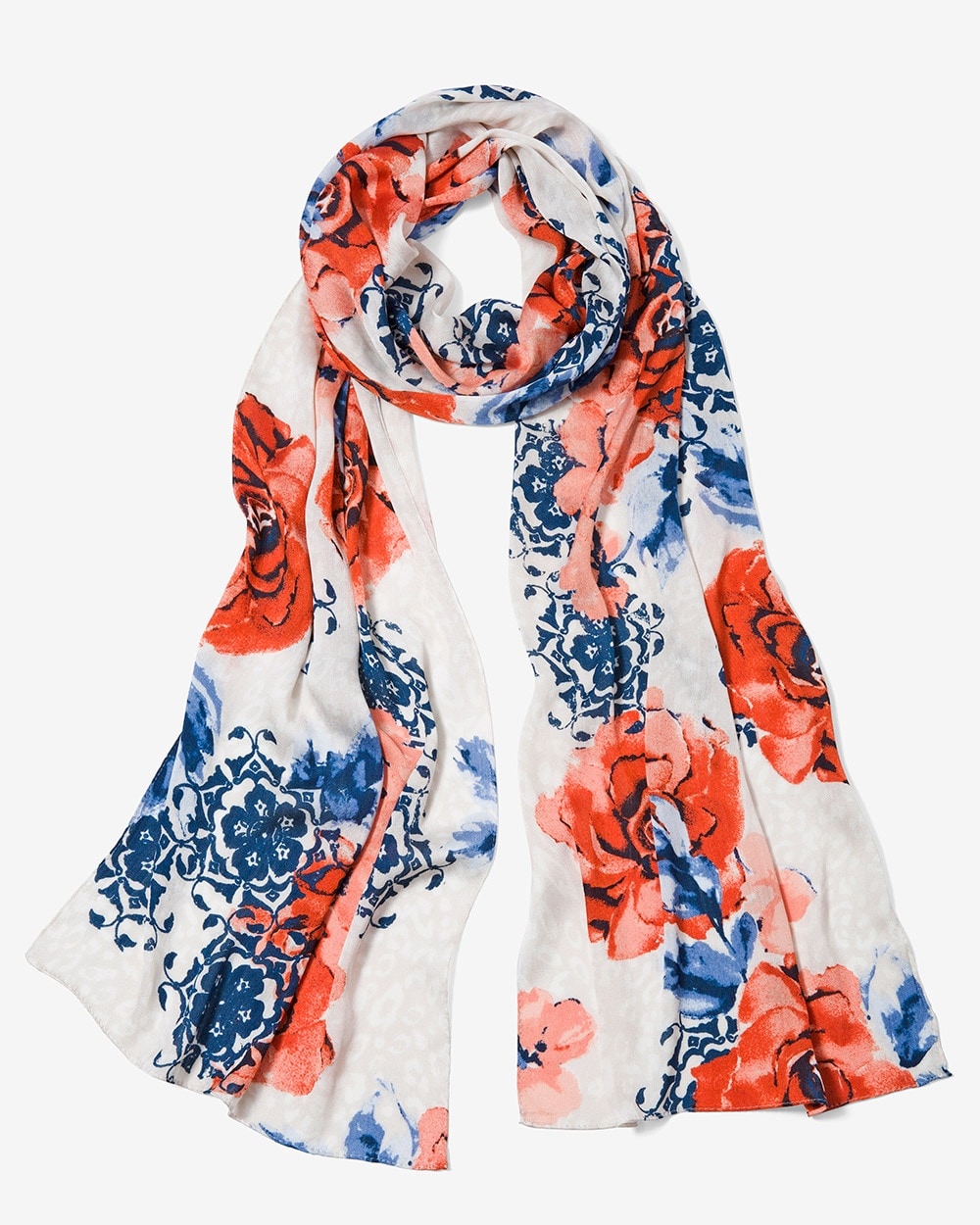 Blooming Bouquet Oblong Scarf
