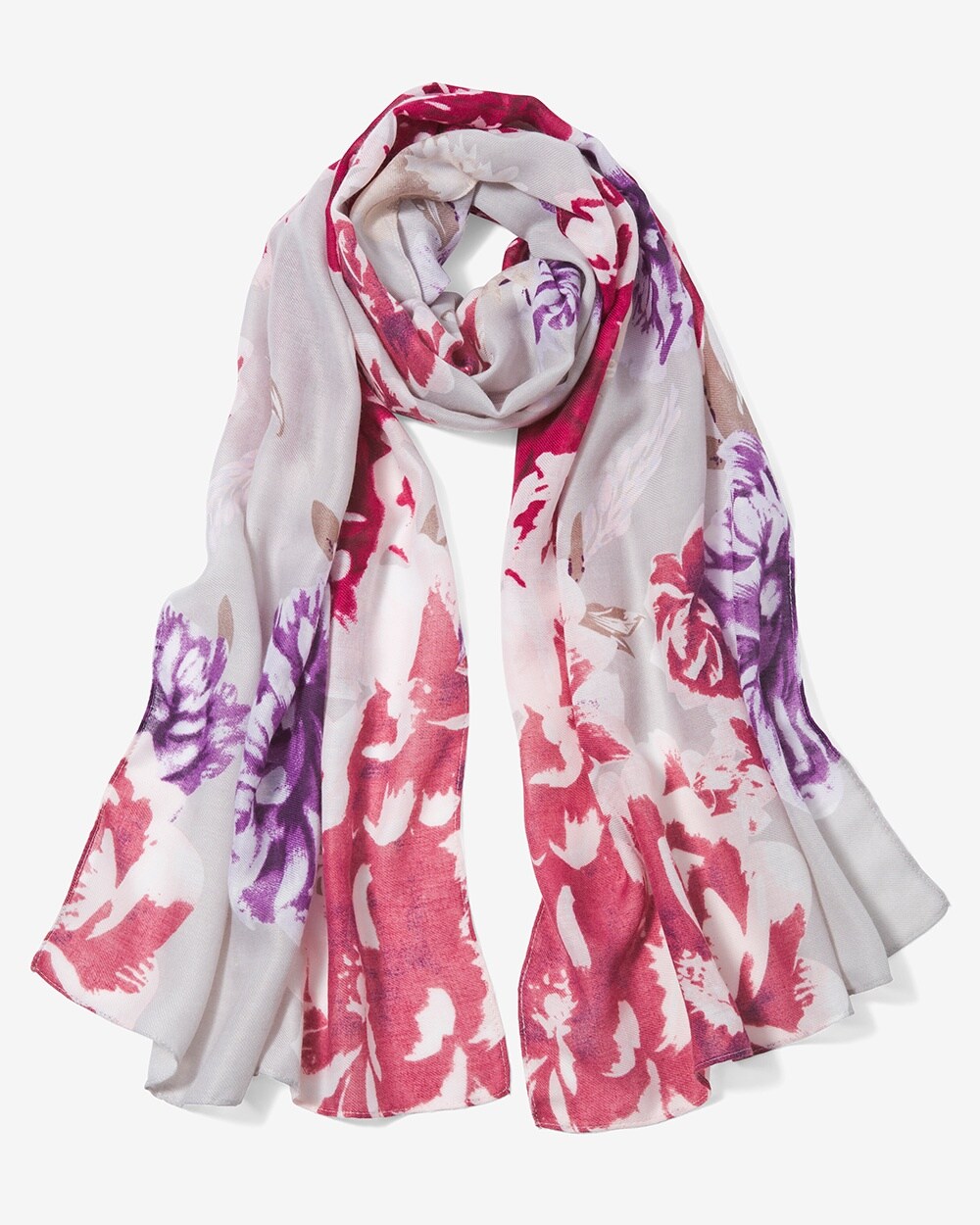 Fall Lillies Oblong Scarf