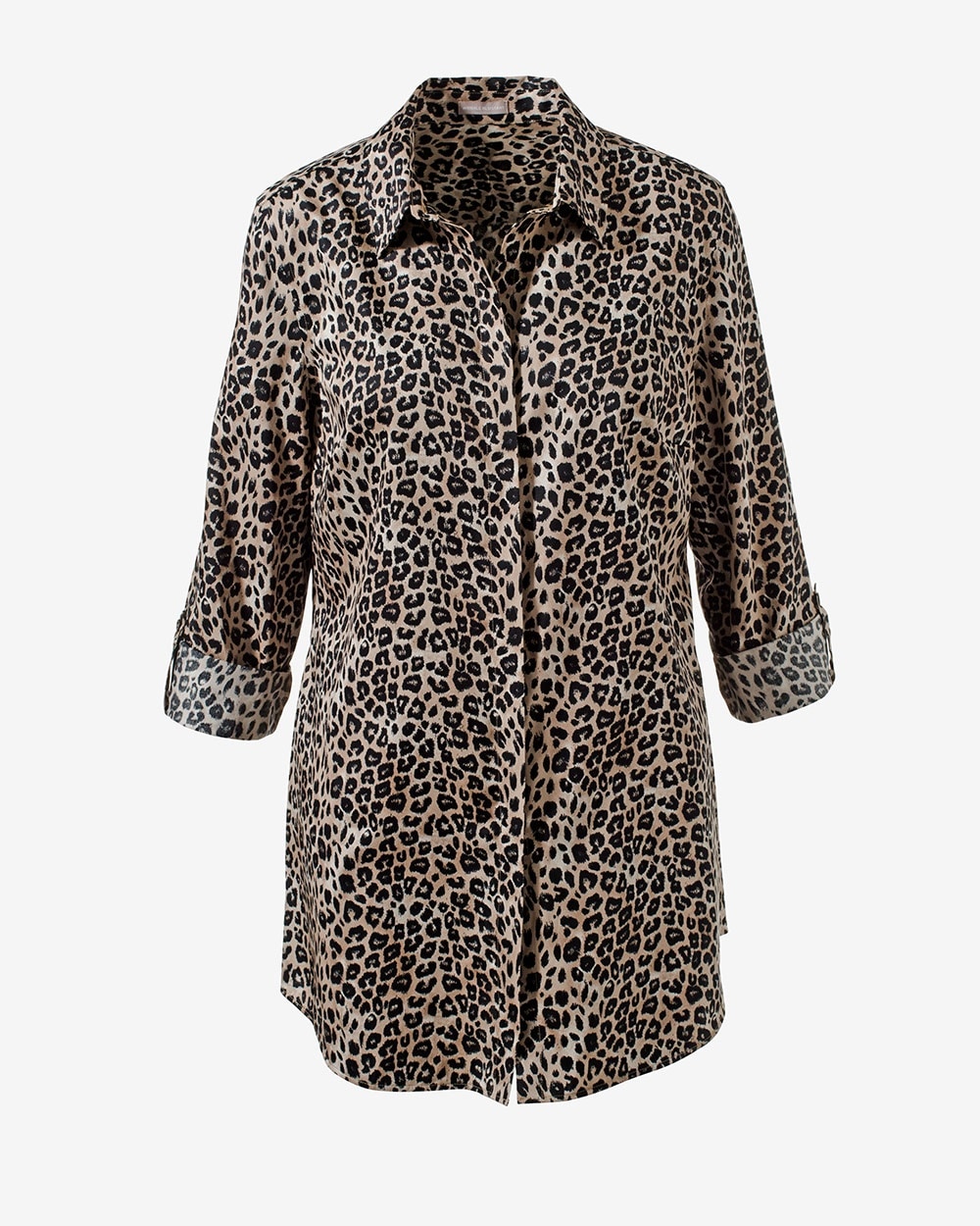 Wrinkle Resistant Another Animal Button-Up Top