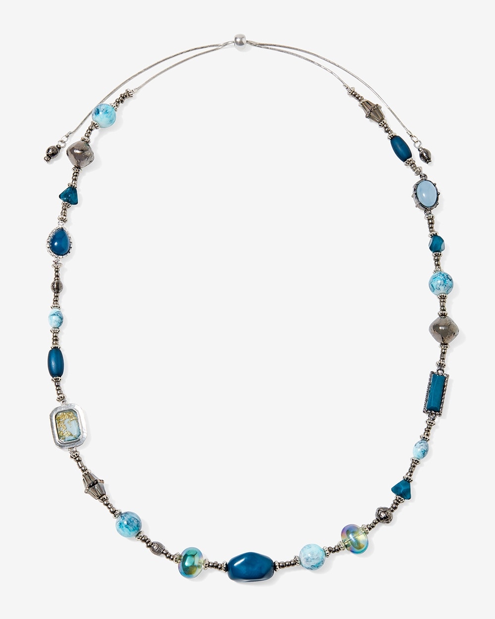 Adjustable Eclectic Beaded Necklace