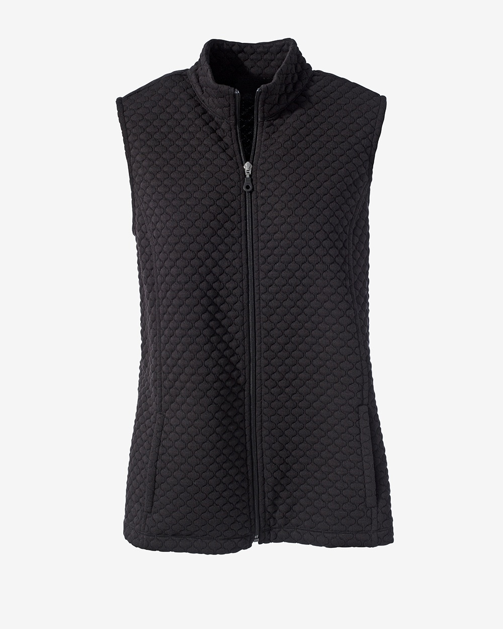 Weekends Retro Waves Quilted Knit Vest