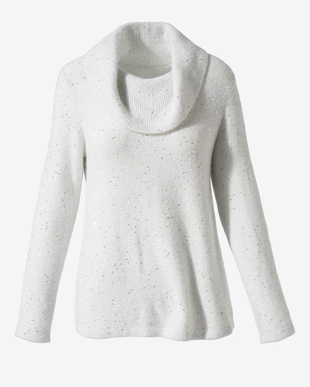 CoziSoft Sequin Shine Cowl-Neck Sweater