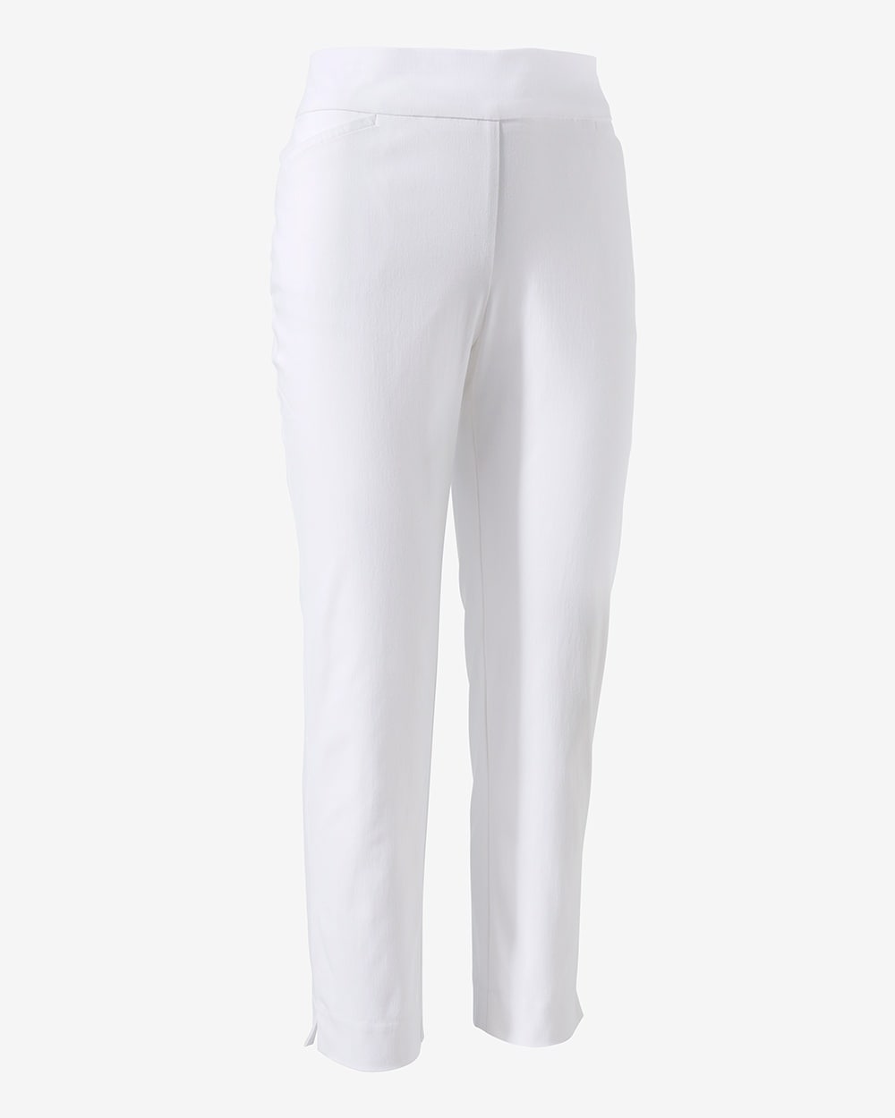 Buy Now,Women's White Cotton Solid Pants - Ethnicity India