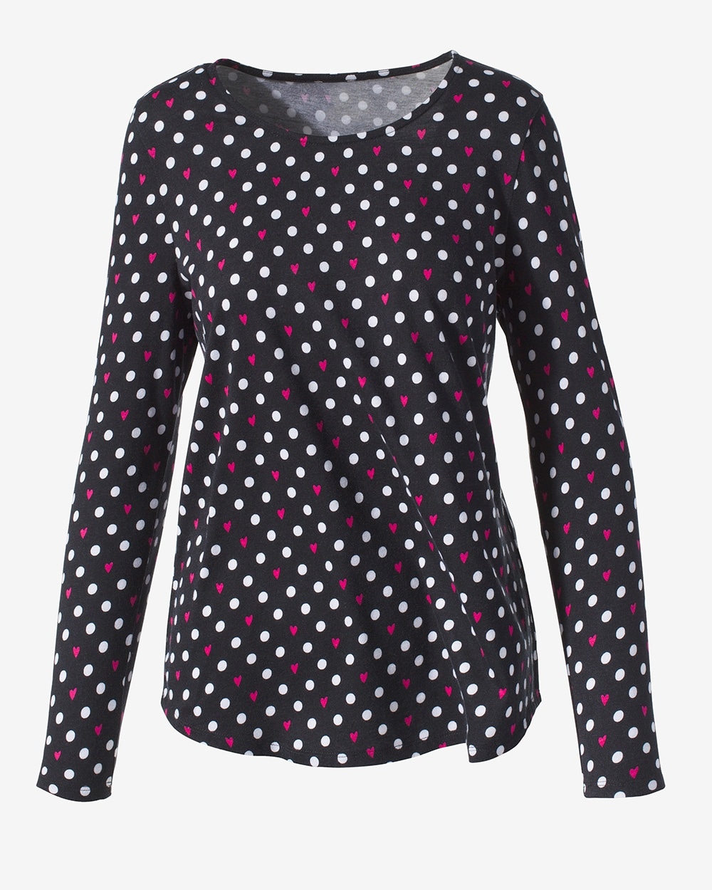 Lovely Dots Scoop-Neck Top