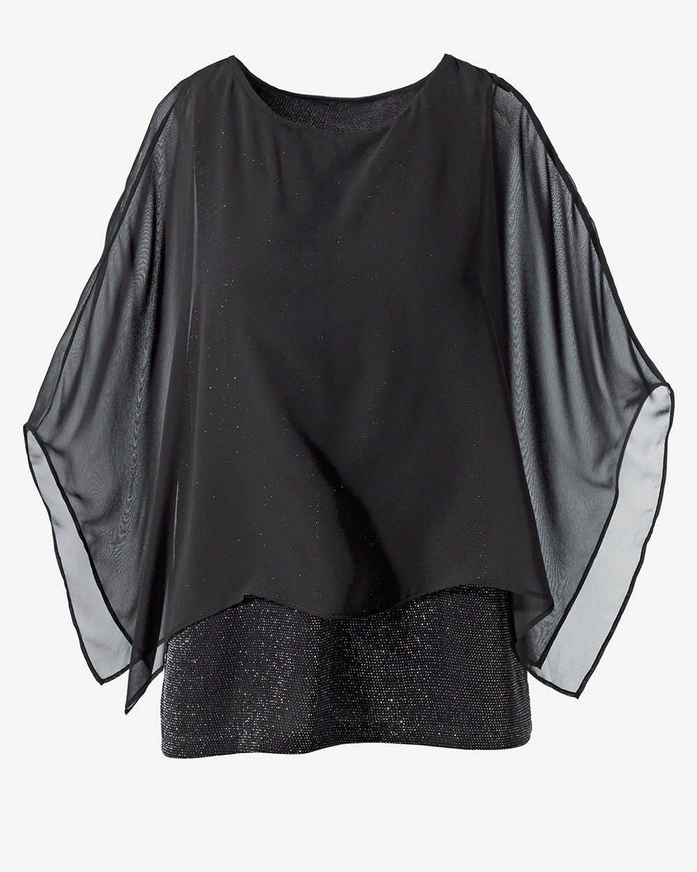 Easywear Shimmer Layered Top