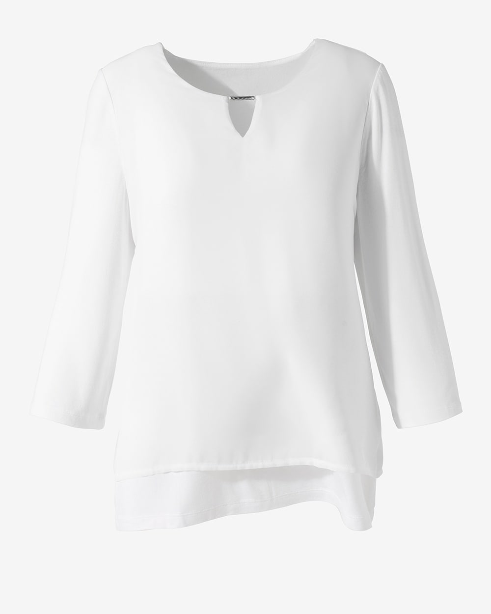 Easywear Keyhole Double-Layer Top