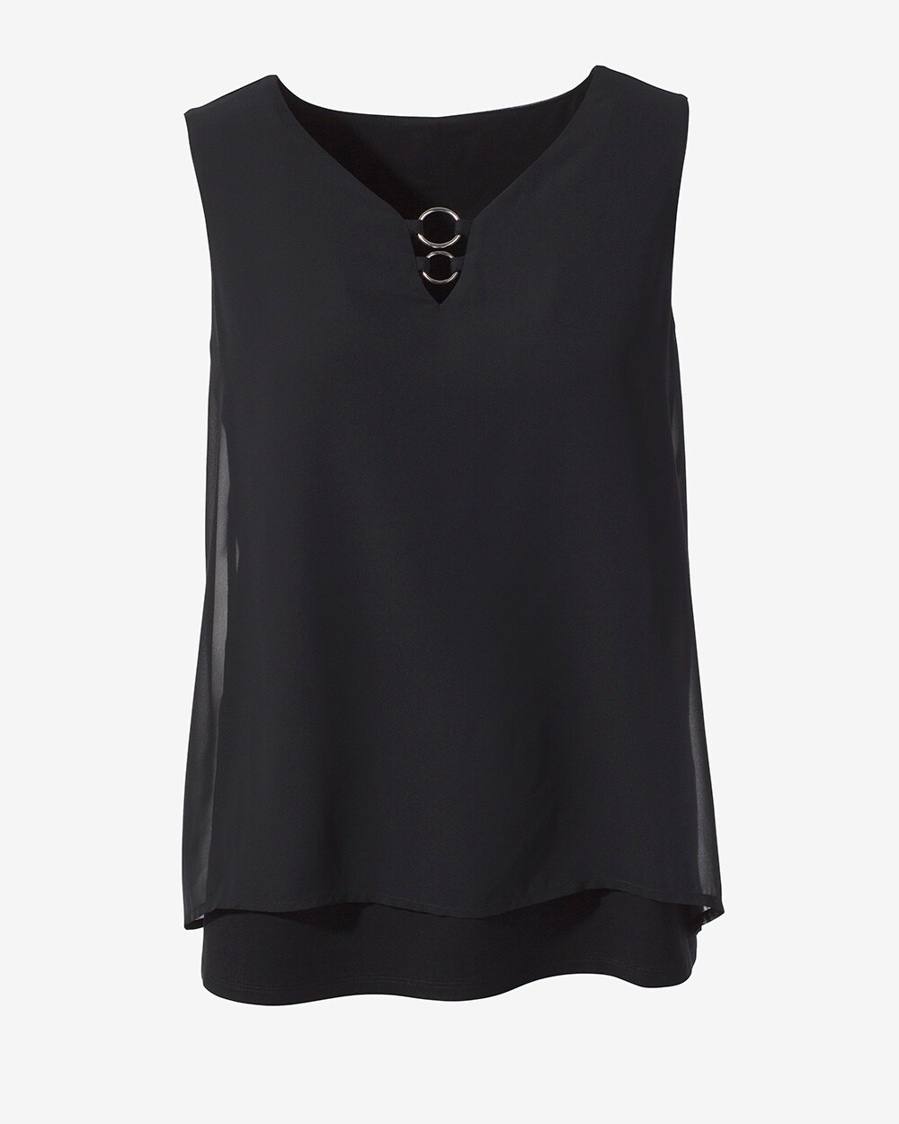 Easywear Ring High-Low Double-Layer Tank