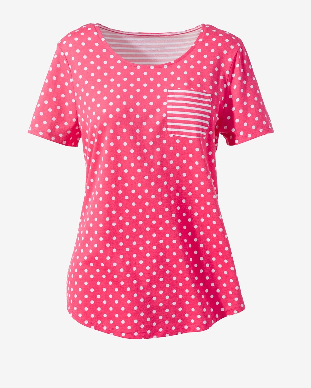 Dots and Stripes Pocket Tee