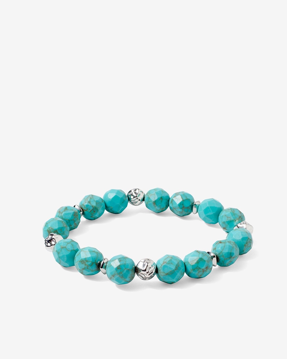 Turquoise Genuine Color Mix-N-Match Stretch Bracelet