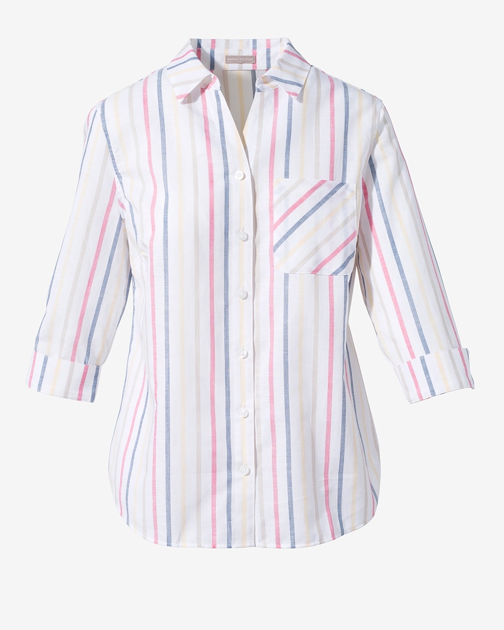 Summertime Stripes Cotton Linen Shirt