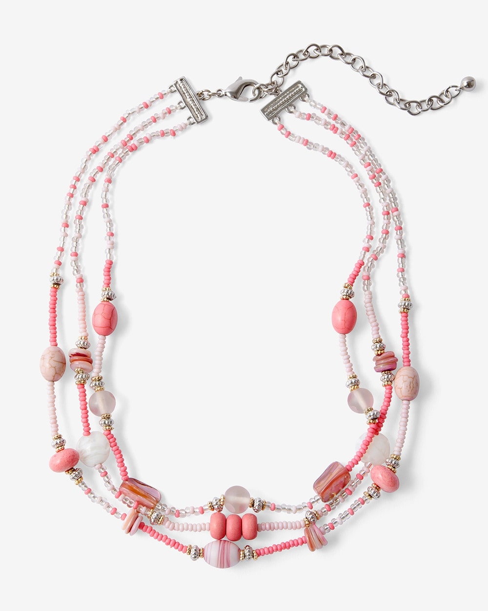 Watermelon Waves Beaded Necklace