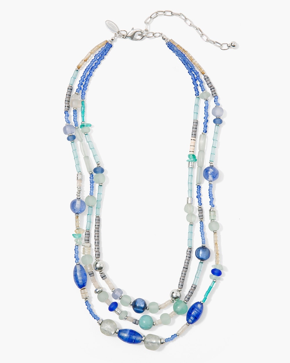 Sea-Glass Mix Beaded Necklace